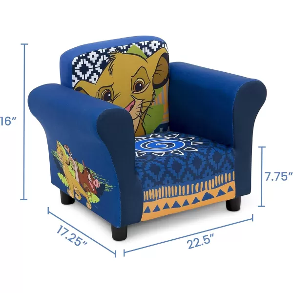 Upholstered Chair, Disney/Pixar Toy Story 4 for Bedroom with Arm Rest, Cushion Availability, Wood/UrethaneFoam/Polyester