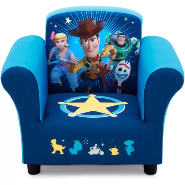Upholstered Chair, Disney/Pixar Toy Story 4 for Bedroom with Arm Rest, Cushion Availability, Wood/UrethaneFoam/Polyester