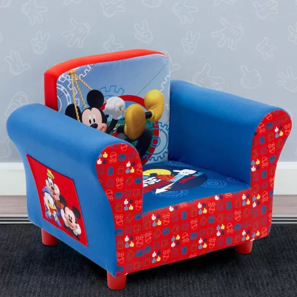 Upholstered Chair, Disney/Pixar Toy Story 4 for Bedroom with Arm Rest, Cushion Availability, Wood/UrethaneFoam/Polyester