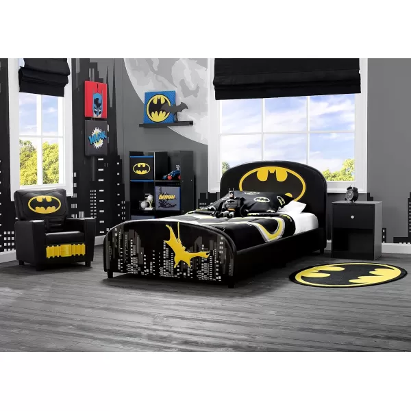 Upholstered Twin Bed, DC Comics Batman