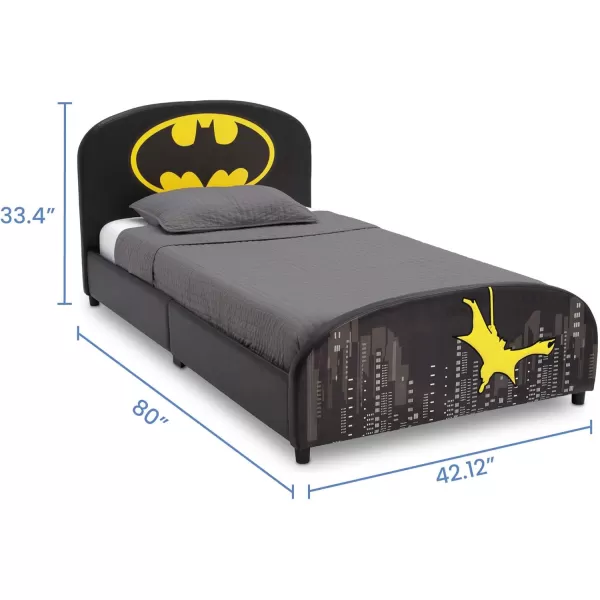 Upholstered Twin Bed, DC Comics Batman