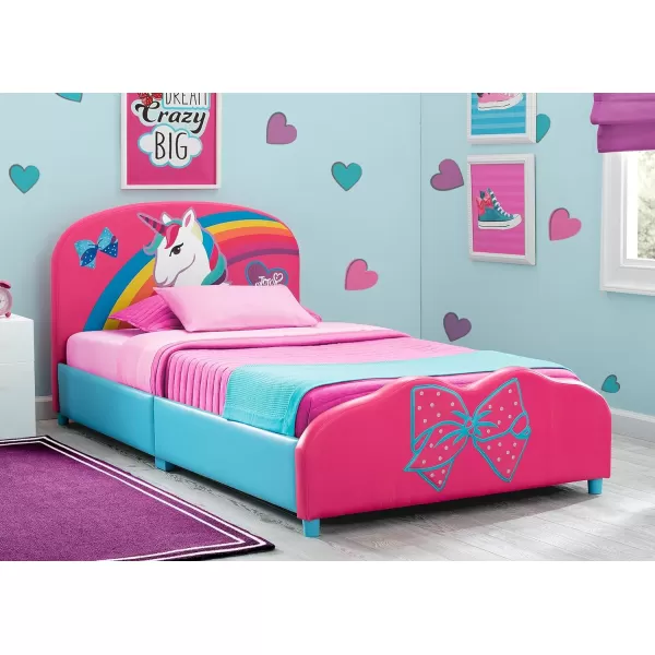 Upholstered Twin Bed, JoJo Siwa