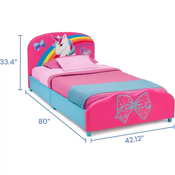 Upholstered Twin Bed, JoJo Siwa