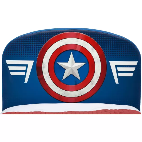 Upholstered Twin Bed, Marvel Avengers