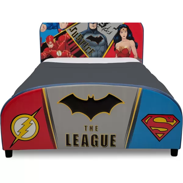 Upholstered Twin Bed, Marvel Avengers
