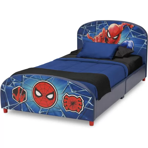 Upholstered Twin Bed, Marvel Avengers
