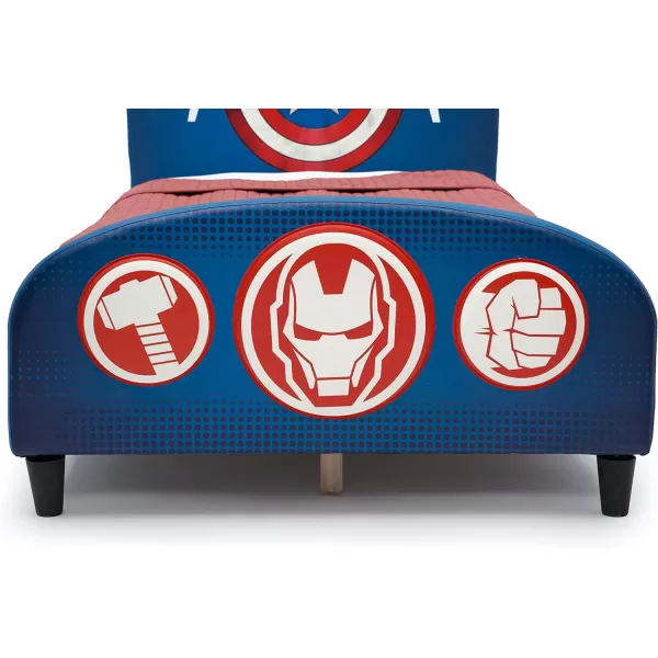Upholstered Twin Bed, Marvel Avengers
