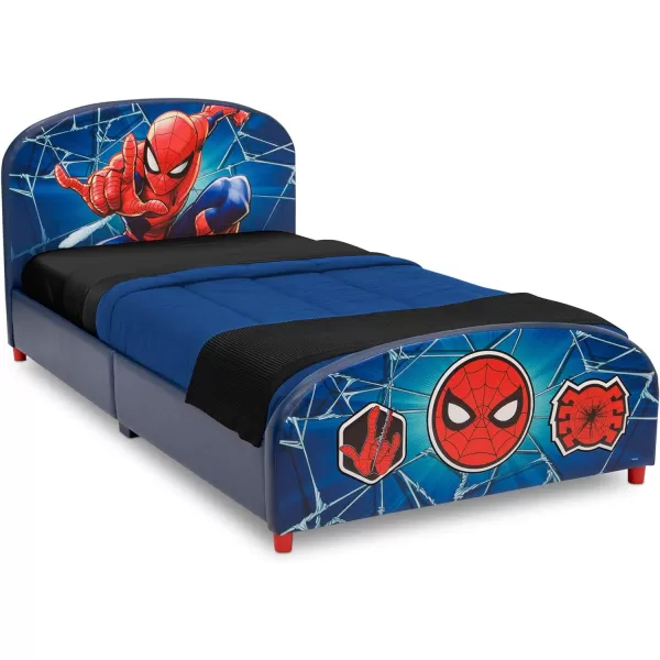 Upholstered Twin Bed, Marvel Avengers