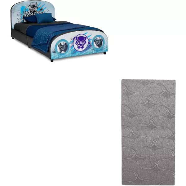 Upholstered Twin Bed, Marvel Avengers