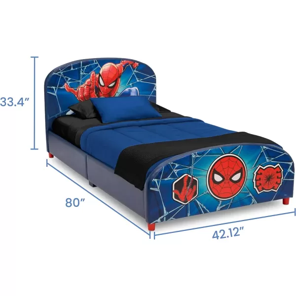 Upholstered Twin Bed, Marvel Avengers