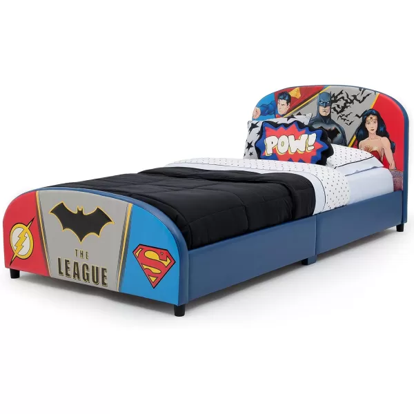 Upholstered Twin Bed, Marvel Avengers