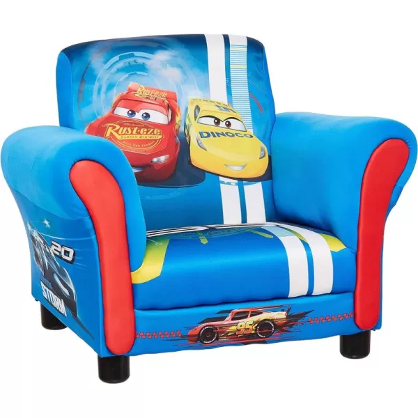 Upholstered Chair, Disney/Pixar Toy Story 4 for Bedroom with Arm Rest, Cushion Availability, Wood/UrethaneFoam/Polyester