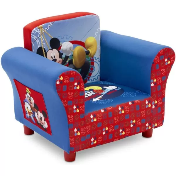 Upholstered Chair, Disney/Pixar Toy Story 4 for Bedroom with Arm Rest, Cushion Availability, Wood/UrethaneFoam/Polyester