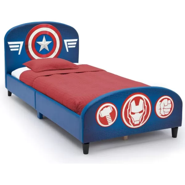 Upholstered Twin Bed, Marvel Avengers