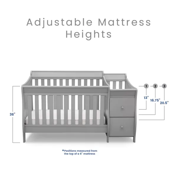 Bentley S Series 4-in-1 Convertible Baby Crib, Black Cherry Espresso