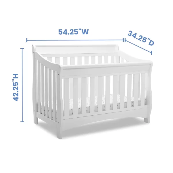 Bentley S Series 4-in-1 Convertible Baby Crib, Black Cherry Espresso