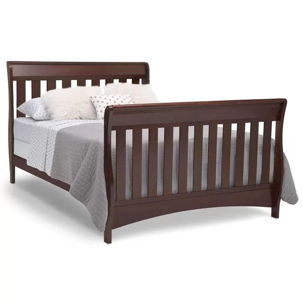 Bentley S Series 4-in-1 Convertible Baby Crib, Black Cherry Espresso