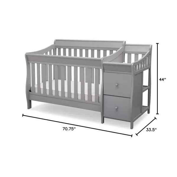 Bentley S Series 4-in-1 Convertible Baby Crib, Black Cherry Espresso