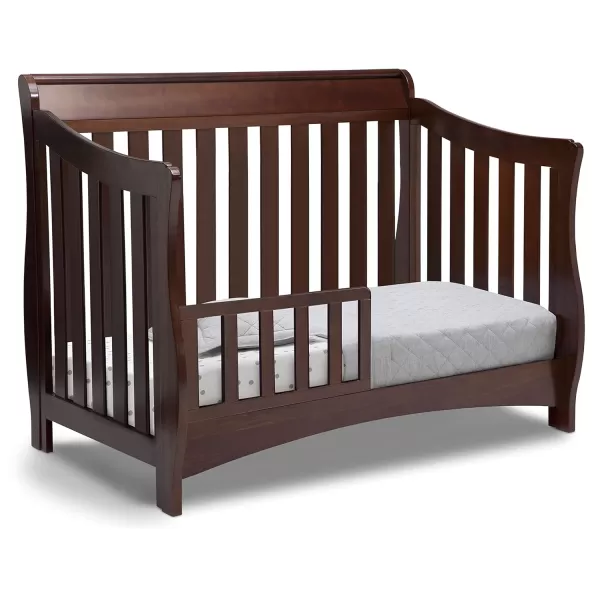 Bentley S Series 4-in-1 Convertible Baby Crib, Black Cherry Espresso