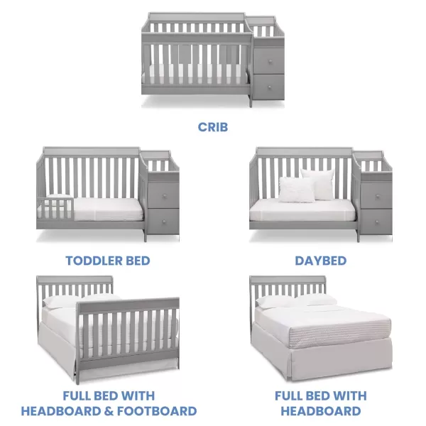 Bentley S Series 4-in-1 Convertible Baby Crib, Black Cherry Espresso