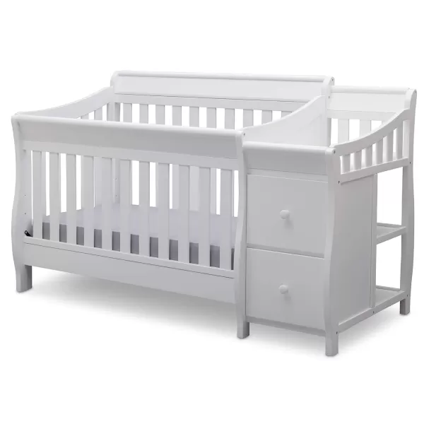 Bentley S Series 4-in-1 Convertible Baby Crib, Black Cherry Espresso