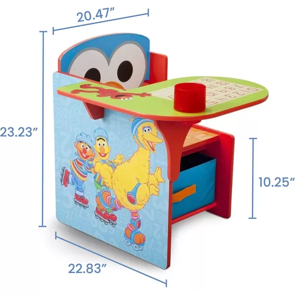 Chair Desk With Storage Bin, Sesame Street