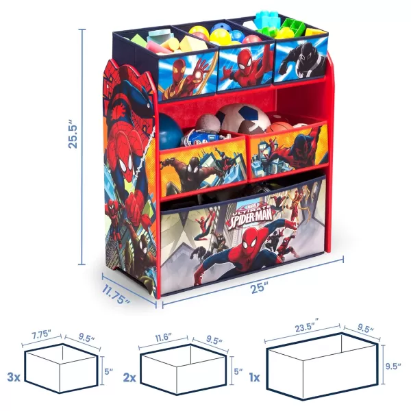 Delta Children 6 Bin Design and Store Toy Organizer - Greenguard Gold Certified, Nick Jr. PAW Patrol