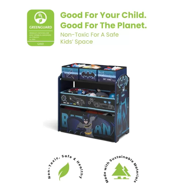 Delta Children 6 Bin Design and Store Toy Organizer - Greenguard Gold Certified, Nick Jr. PAW Patrol