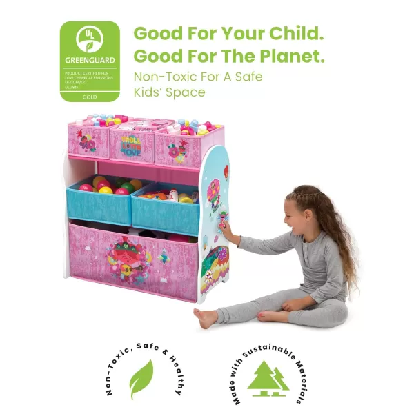 Delta Children 6 Bin Design and Store Toy Organizer - Greenguard Gold Certified, Nick Jr. PAW Patrol
