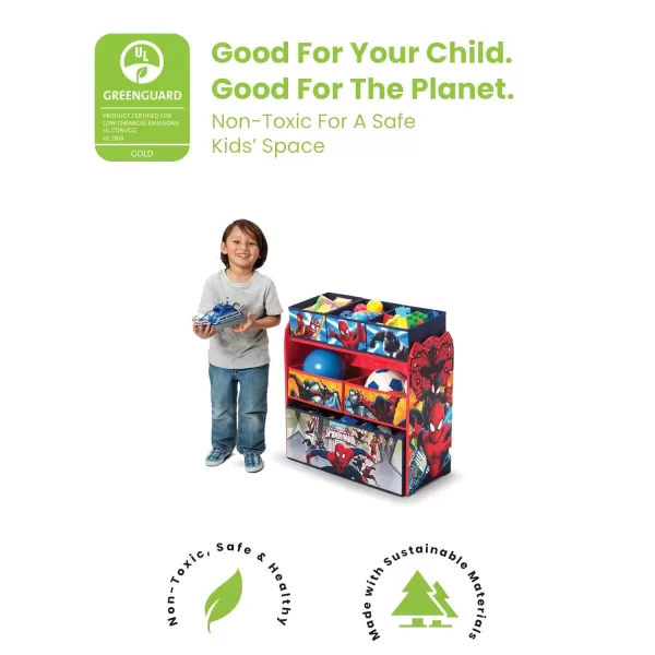 Delta Children 6 Bin Design and Store Toy Organizer - Greenguard Gold Certified, Nick Jr. PAW Patrol