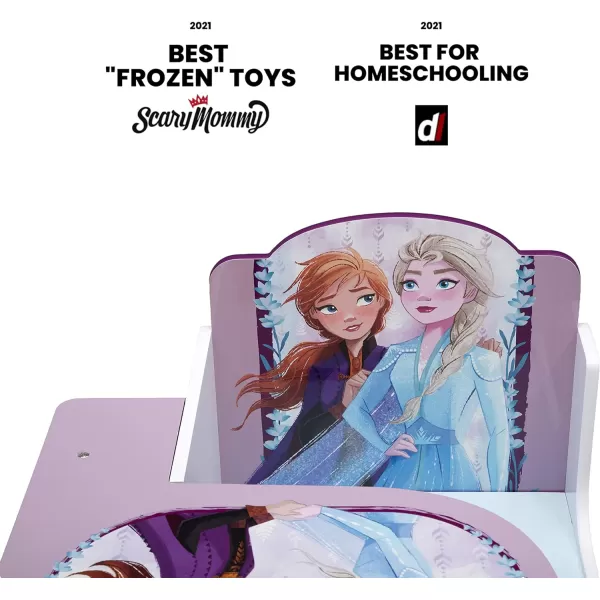 Delta Children Chair Desk With Storage Bin, Disney Frozen