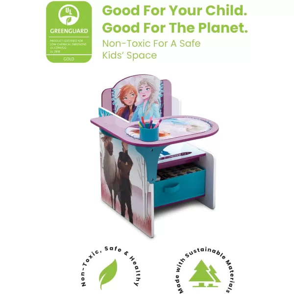 Delta Children Chair Desk With Storage Bin, Disney Frozen