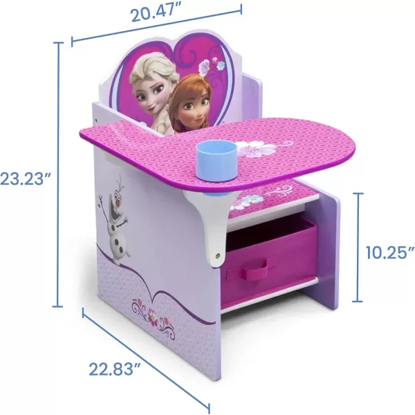 Delta Children Chair Desk With Storage Bin, Disney Frozen