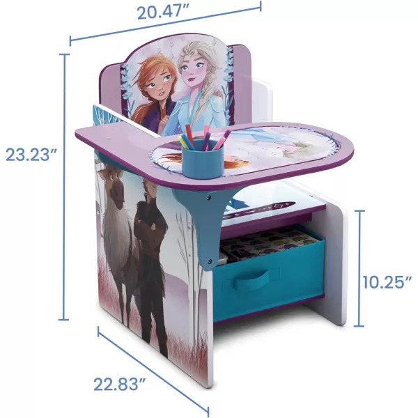Delta Children Chair Desk With Storage Bin, Disney Frozen