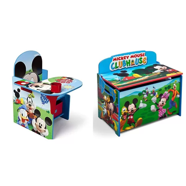 Delta Children Chair Desk With Storage Bin, Disney Mickey Mouse
