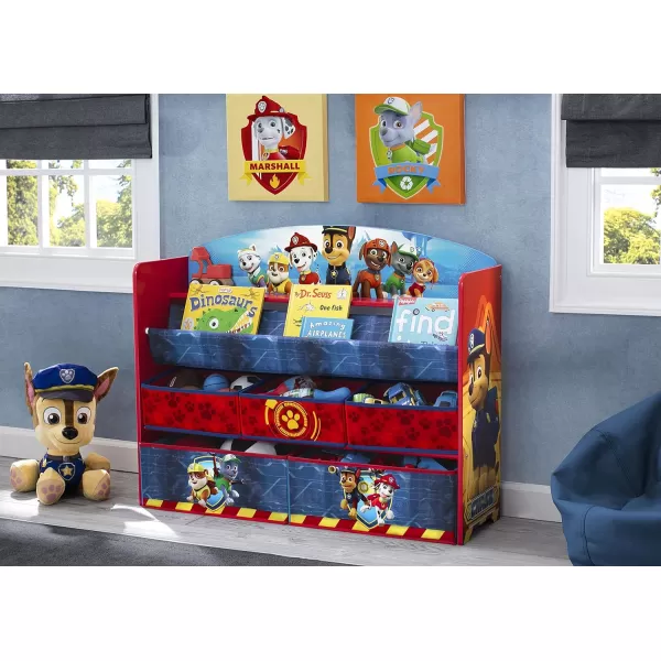 Delta Children Deluxe Book &amp; Toy Organizer, Nick Jr. PAW Patrol