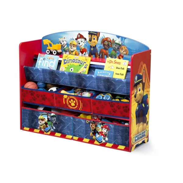 Delta Children Deluxe Book &amp; Toy Organizer, Nick Jr. PAW Patrol