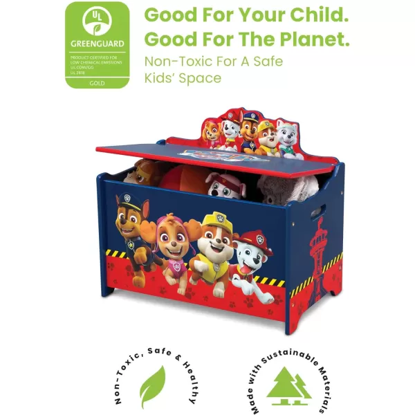 Delta Children Deluxe Toy Box, PAW Patrol