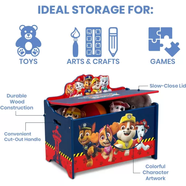 Delta Children Deluxe Toy Box, PAW Patrol