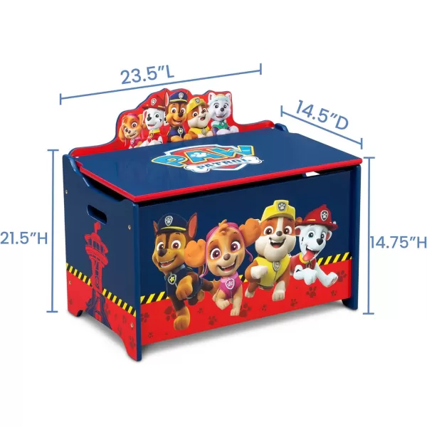 Delta Children Deluxe Toy Box, PAW Patrol