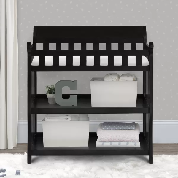 Delta Children Eclipse Changing Table with Changing Pad, White