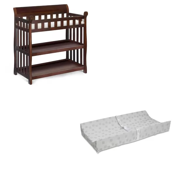 Delta Children Eclipse Changing Table with Changing Pad, White