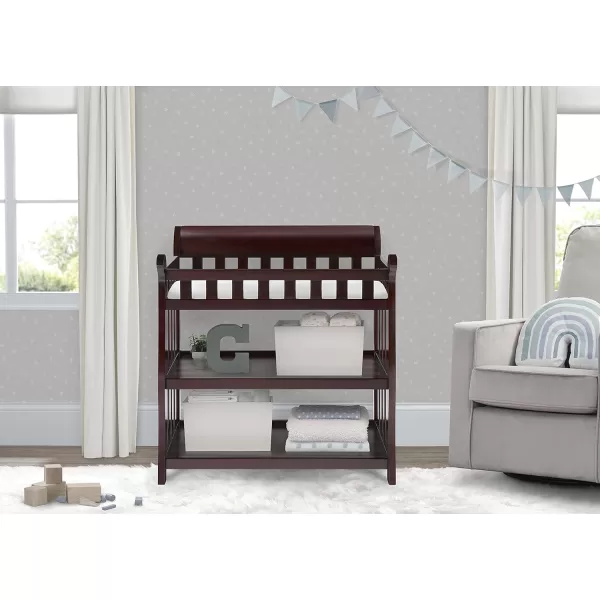 Delta Children Eclipse Changing Table with Changing Pad, White