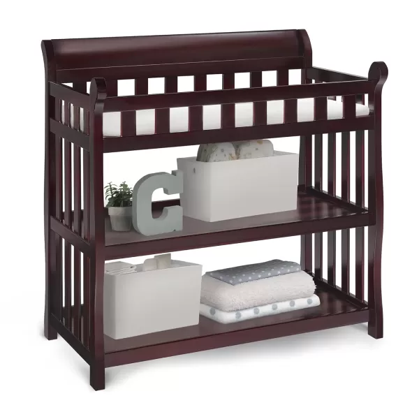 Delta Children Eclipse Changing Table with Changing Pad, White