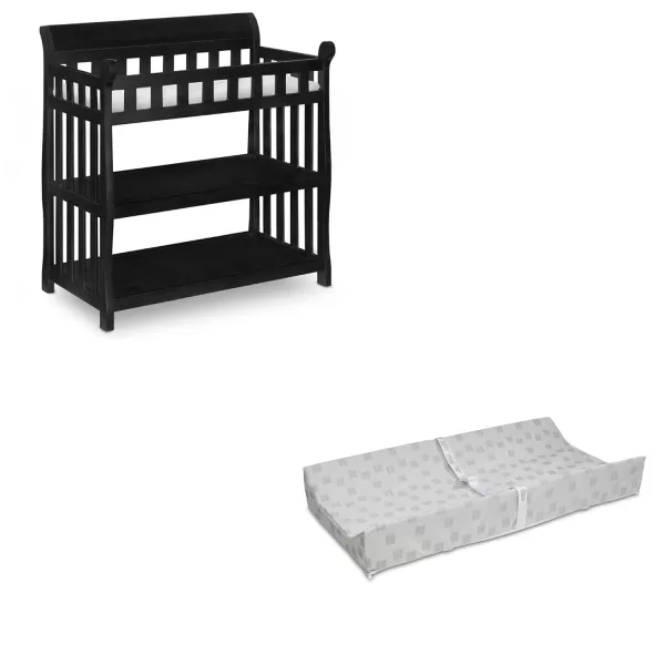 Delta Children Eclipse Changing Table with Changing Pad, White