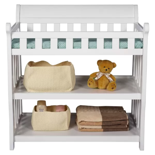 Delta Children Eclipse Changing Table with Changing Pad, White