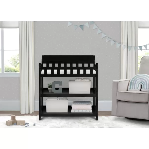 Delta Children Eclipse Changing Table with Changing Pad, White