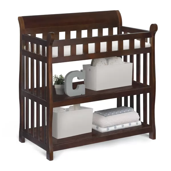 Delta Children Eclipse Changing Table with Changing Pad, White