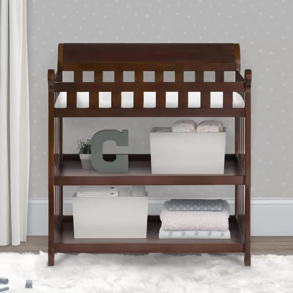 Delta Children Eclipse Changing Table with Changing Pad, White