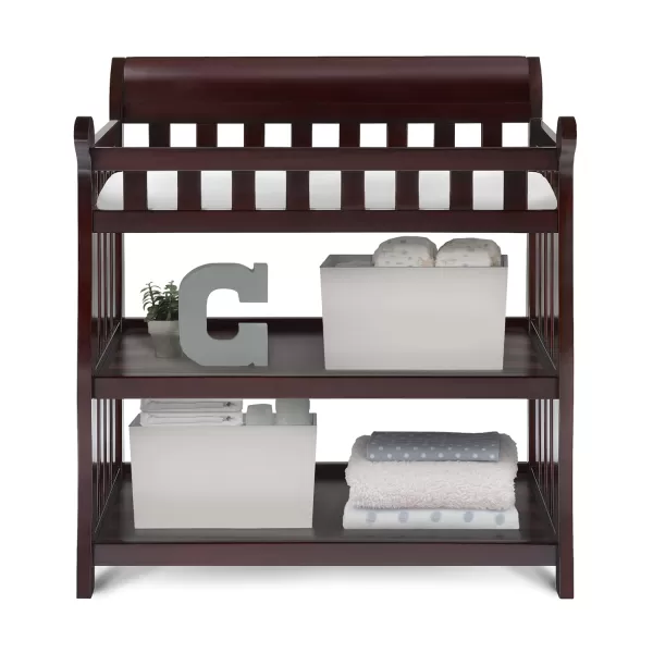 Delta Children Eclipse Changing Table with Changing Pad, White